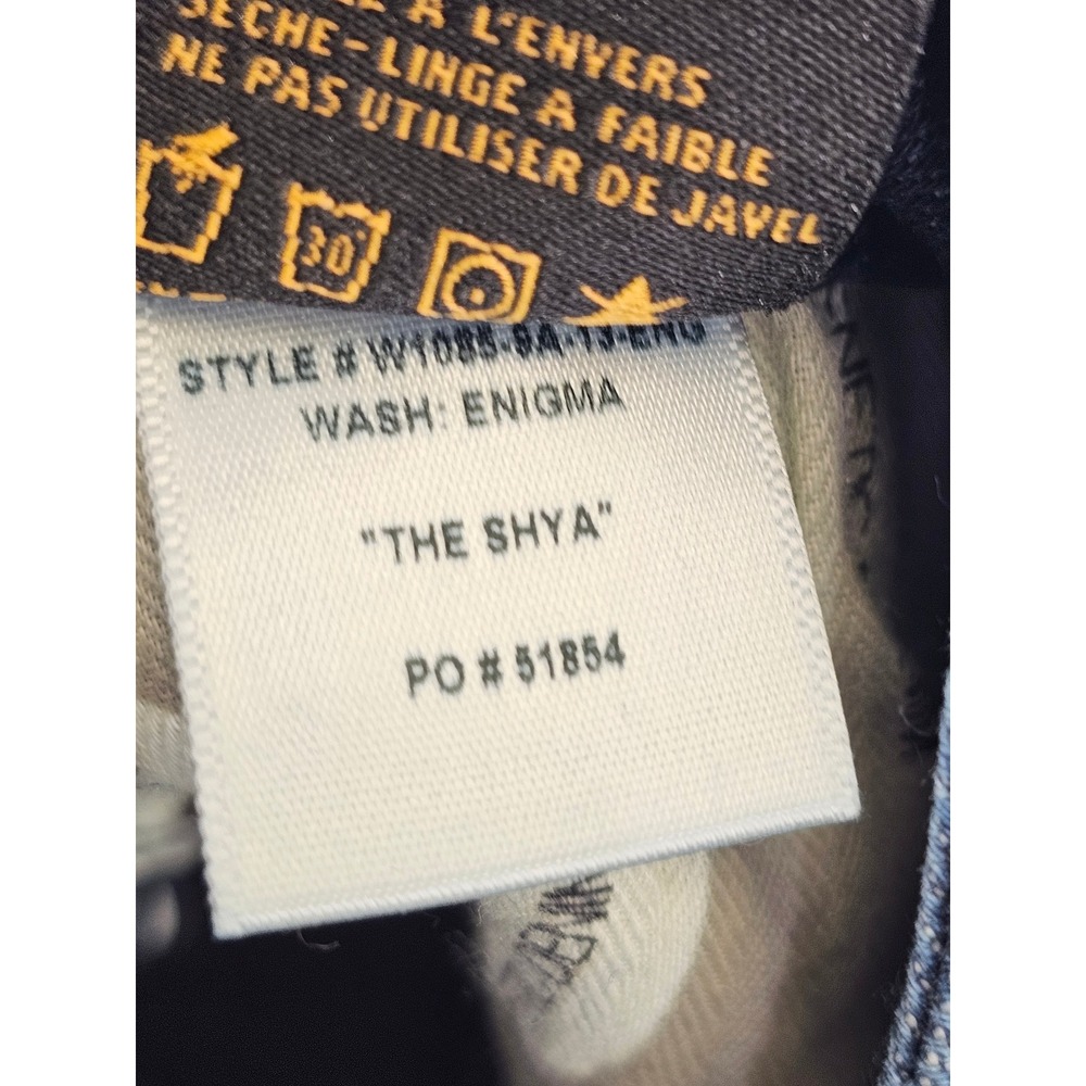 Genetic Denim The Shya Jeans Womens 26 Blue Solid Skinny Fit Stretch Enigma Wash - Picture 7 of 7